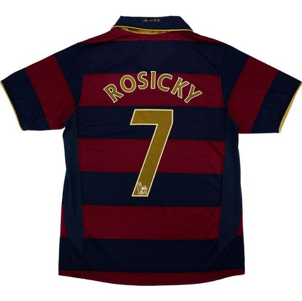 2007-08 Arsenal Retro Football Kit Third Soccer Jersey Rosicky #7